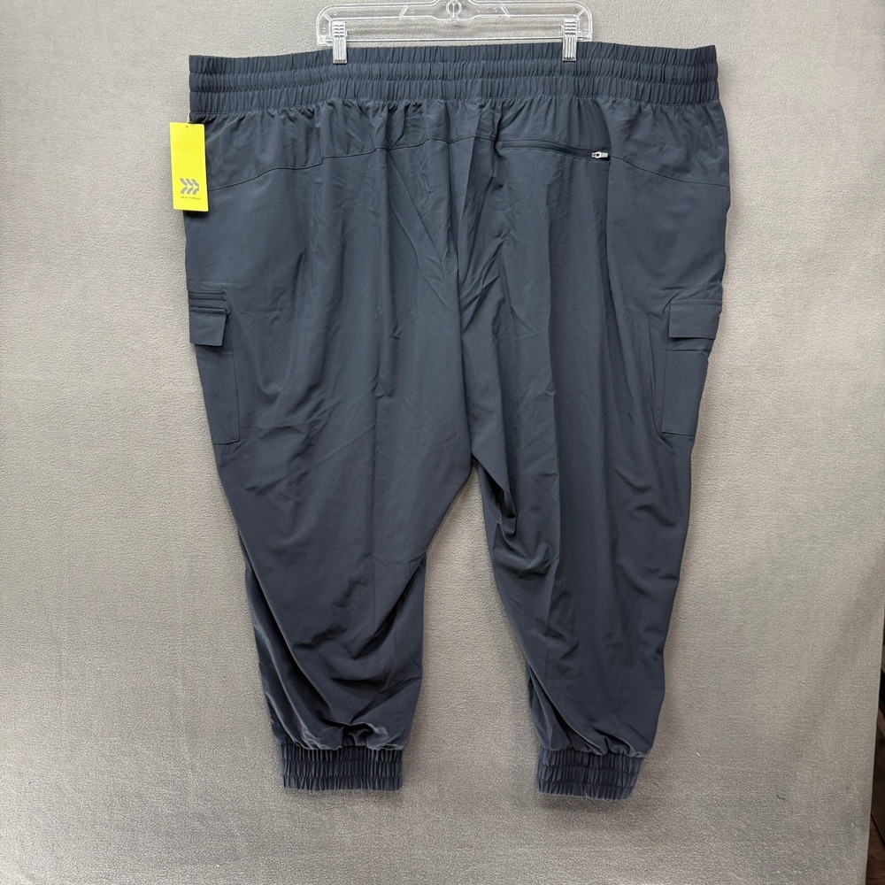 All in Motion Navy Blue Stretch Cargo Joggers Mens 4X UPF 50+ Active Pants - Picture 3 of 11